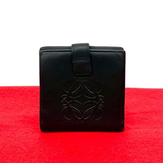 LOEWE Bifold Wallet leather black