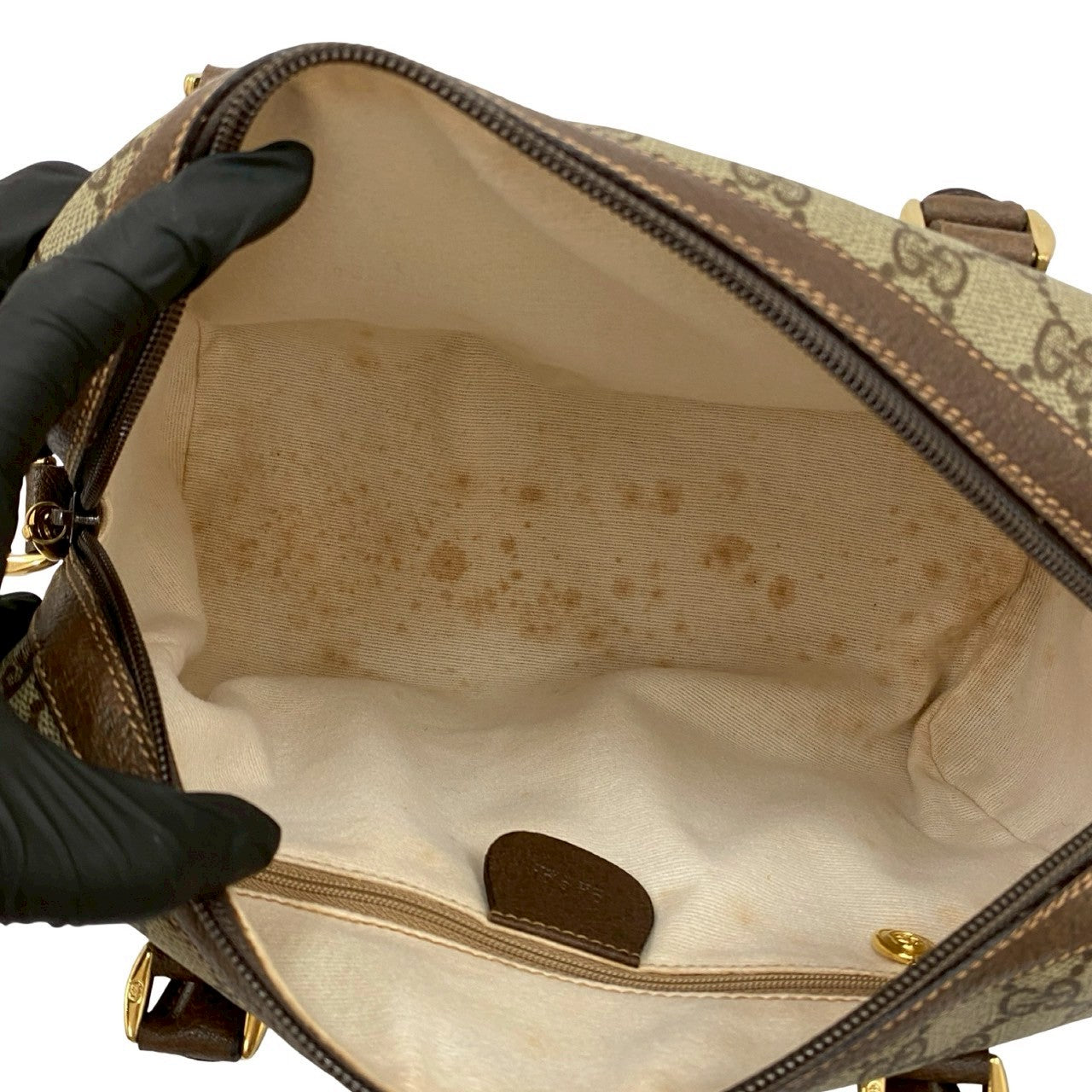 GUCCI Shoulder Bag leather Brown Sherry line