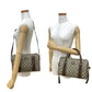 GUCCI Shoulder Bag leather Brown Sherry line