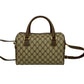 GUCCI Shoulder Bag leather Brown Sherry line
