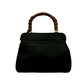GUCCI Handbag leather black Bamboo