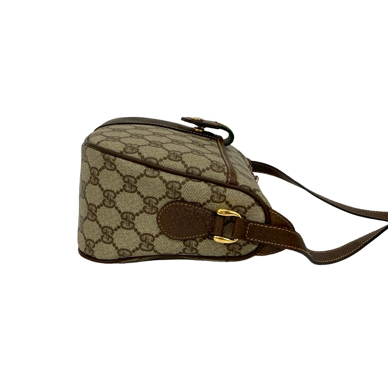 GUCCI Shoulder Bag leather Brown Sherry line