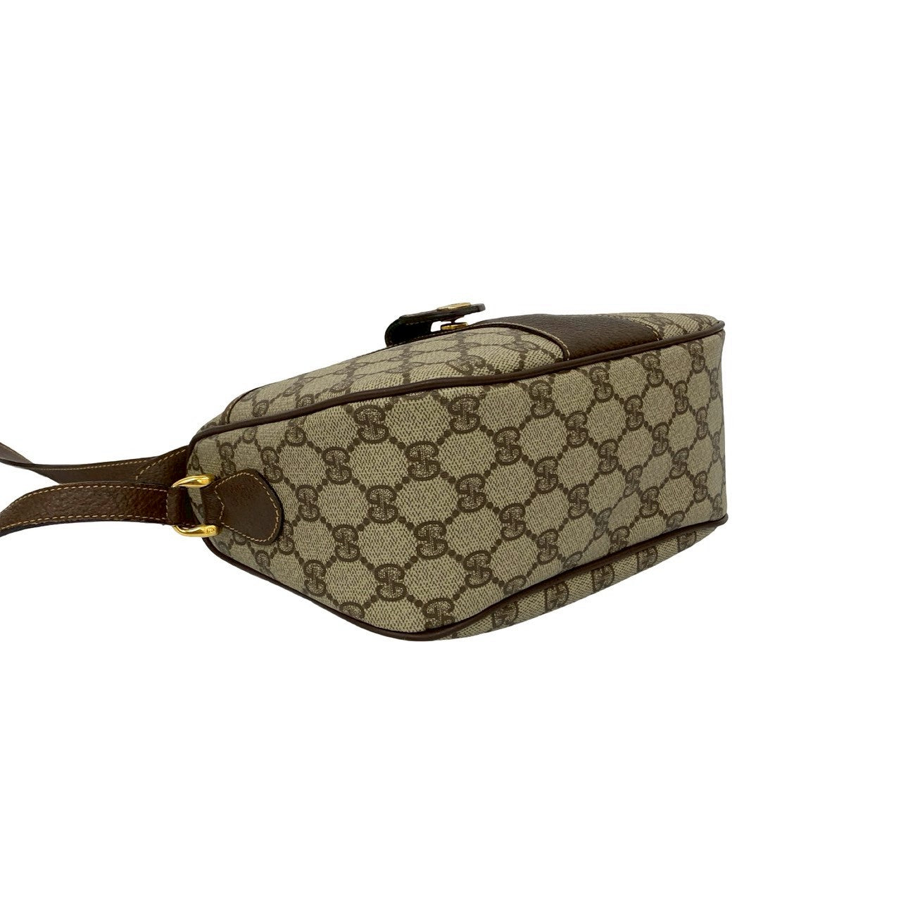 GUCCI Shoulder Bag leather Brown Sherry line