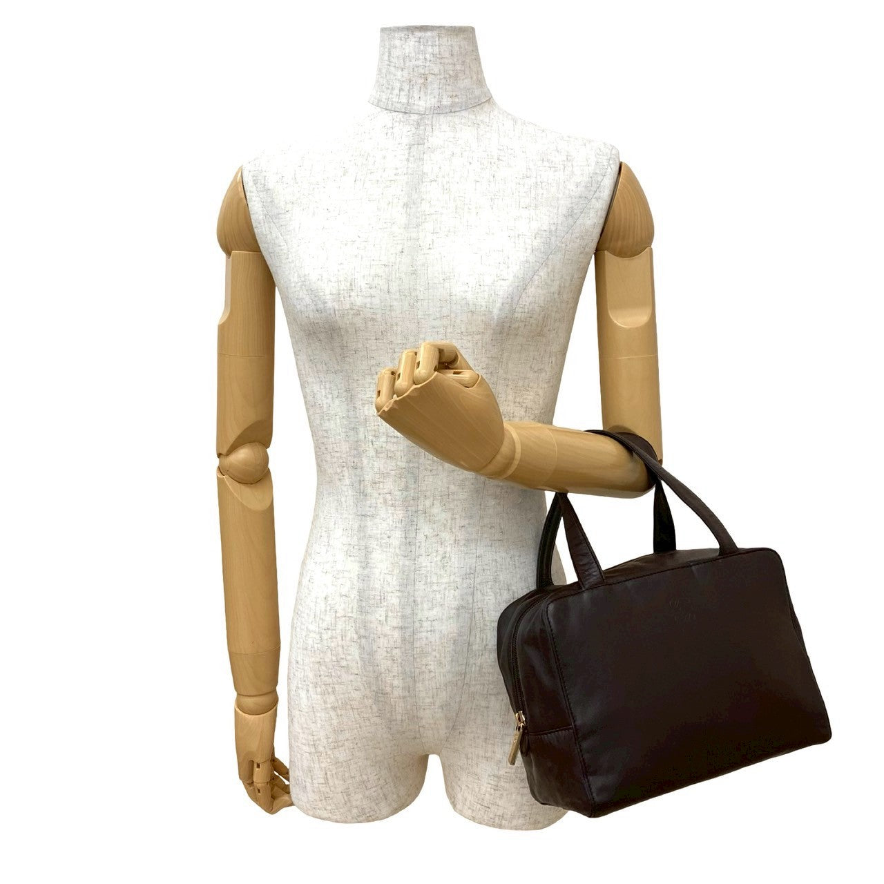 LOEWE Handbag leather Brown