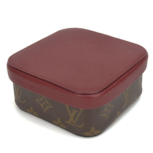 LOUIS VUITTON Accessory pouch GI0019 Monogram, Leather Bordeaux Bowt Camille MM Women Used Authentic
