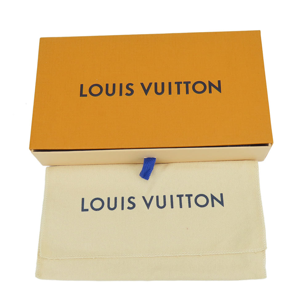 LOUIS VUITTON Long Wallet Purse M42616 Monogram Brown Zippy wallet Women Used Authentic
