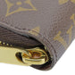LOUIS VUITTON Long Wallet Purse M42616 Monogram Brown Zippy wallet Women Used Authentic