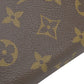 LOUIS VUITTON Long Wallet Purse M42616 Monogram Brown Zippy wallet Women Used Authentic