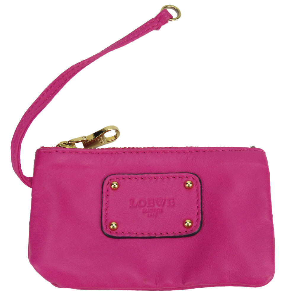 LOEWE Shoulder Bag Nappa leather pink anagram