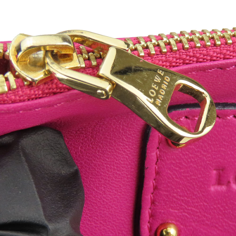 LOEWE Shoulder Bag Nappa leather pink anagram
