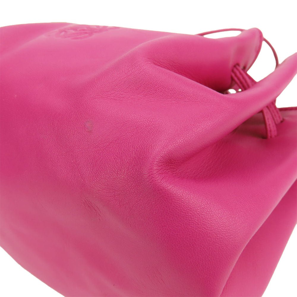 LOEWE Shoulder Bag Nappa leather pink anagram