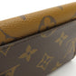 LOUIS VUITTON Bifold Wallet M82333 Monogram reverse Brown Portefeuille Rosalie Women Used Authentic
