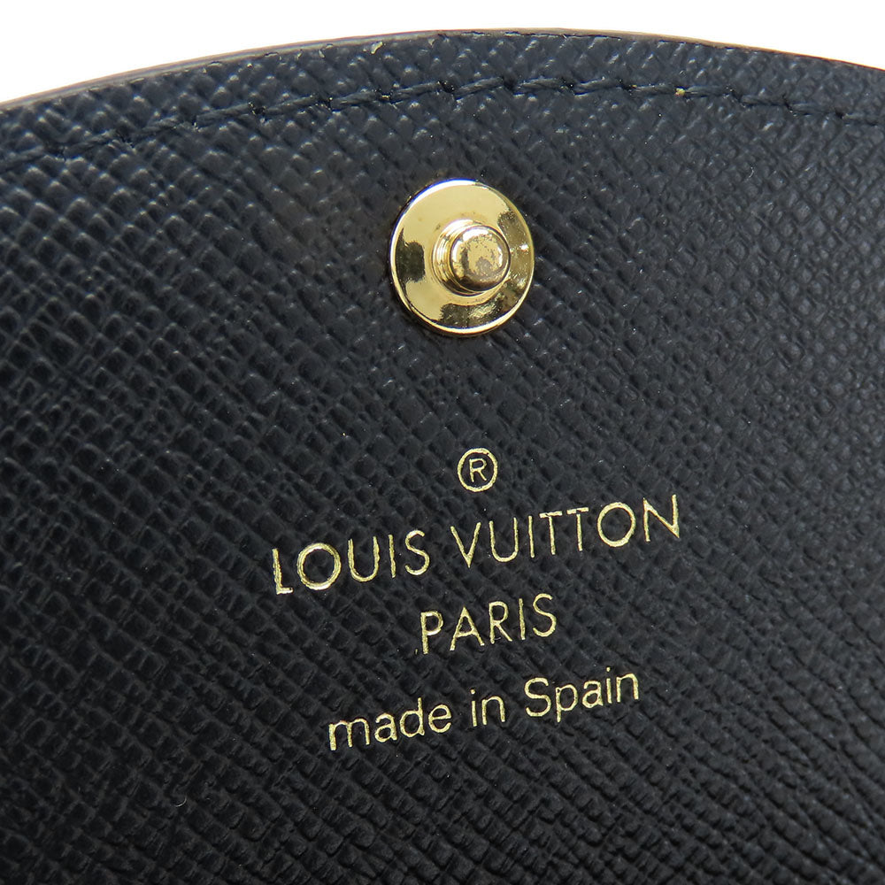 LOUIS VUITTON Bifold Wallet M82333 Monogram reverse Brown Portefeuille Rosalie Women Used Authentic