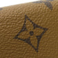 LOUIS VUITTON Bifold Wallet M82333 Monogram reverse Brown Portefeuille Rosalie Women Used Authentic