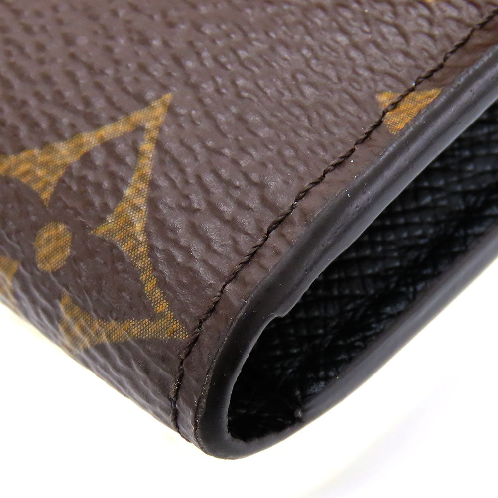 LOUIS VUITTON Bifold Wallet M82333 Monogram reverse Brown Portefeuille Rosalie Women Used Authentic