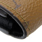 LOUIS VUITTON Bifold Wallet M82333 Monogram reverse Brown Portefeuille Rosalie Women Used Authentic