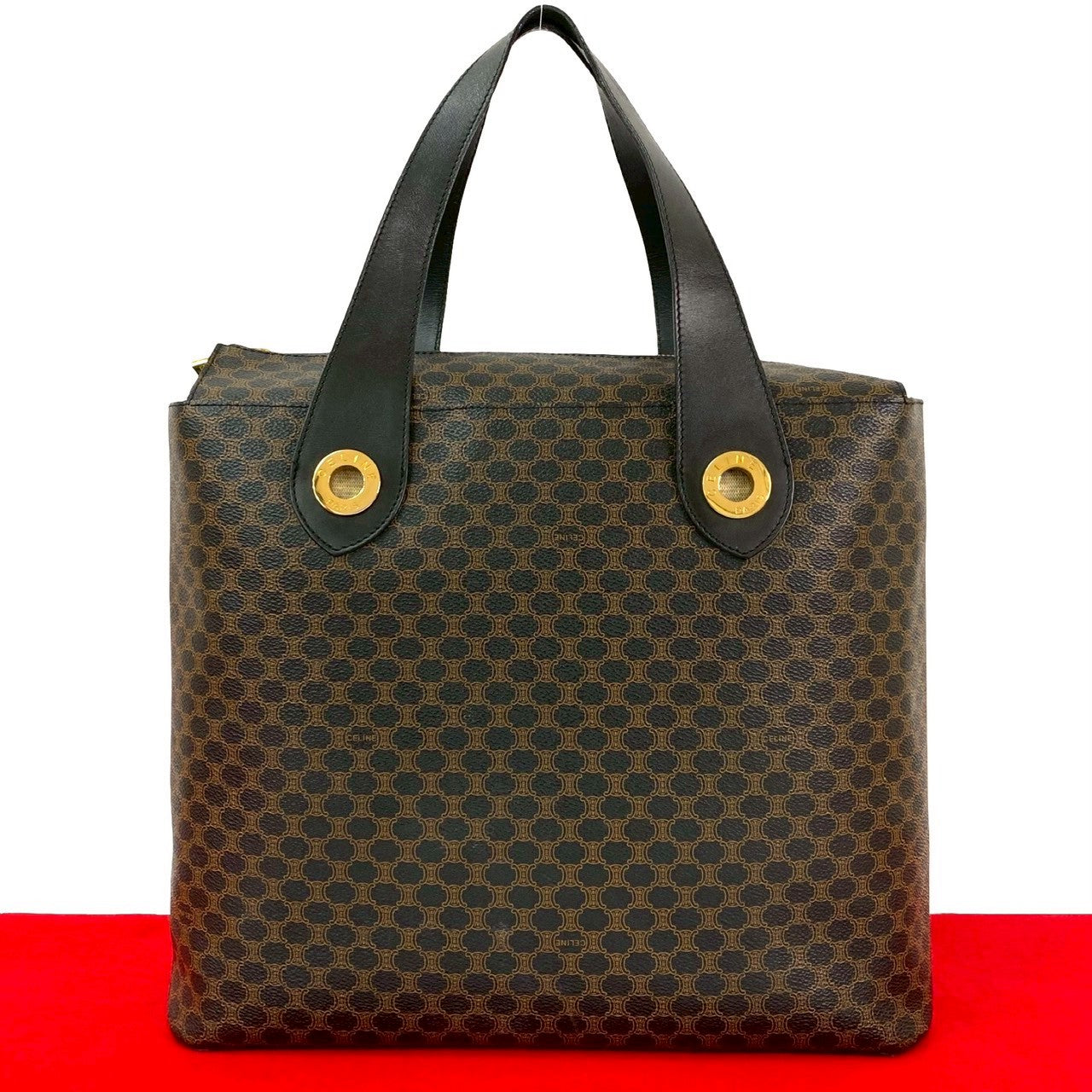 CELINE Handbag leather black