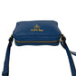PRADA Shoulder Bag leather blue