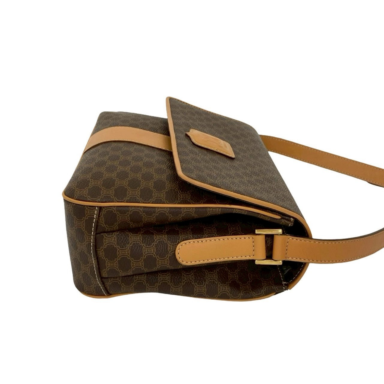 CELINE Shoulder Bag leather Brown