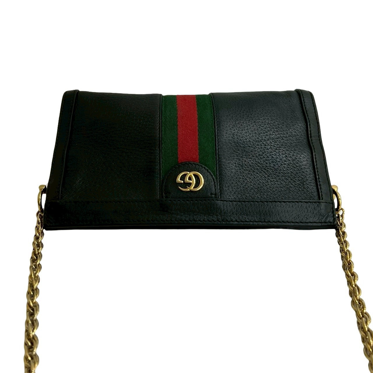 GUCCI Shoulder Bag leather black Ofidia Small
