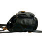 GUCCI Backpack leather black Bamboo