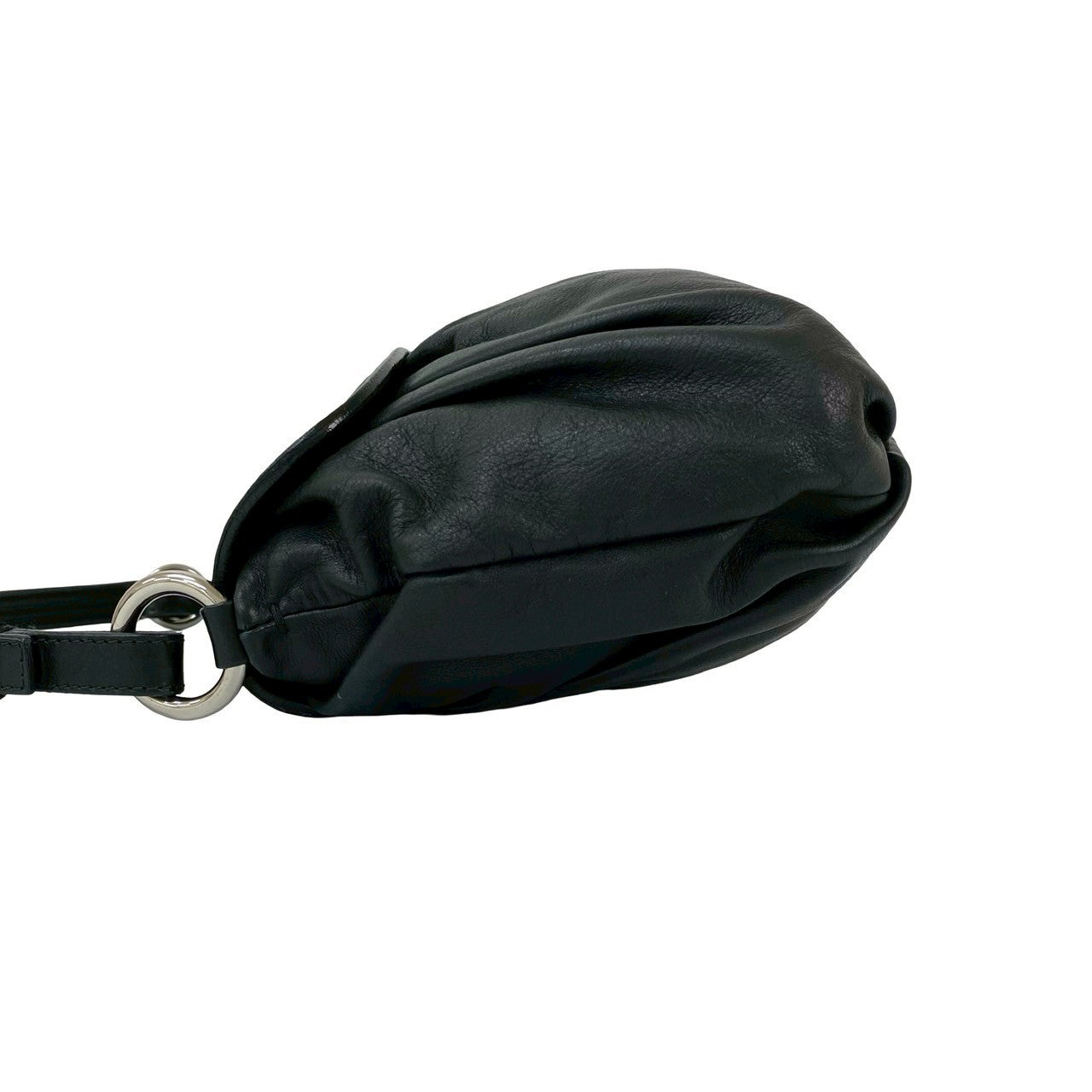 PRADA Shoulder Bag leather black