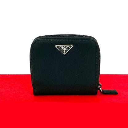PRADA Bifold Wallet Nylon black