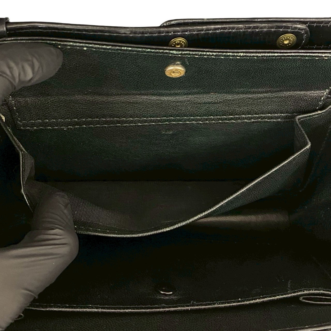GUCCI Shoulder Bag leather black