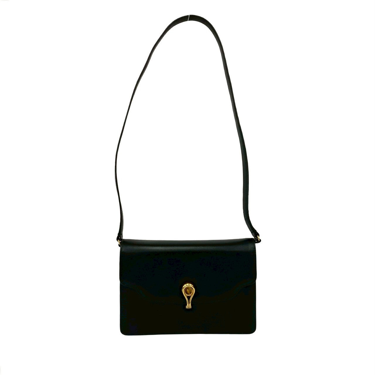 GUCCI Shoulder Bag leather black