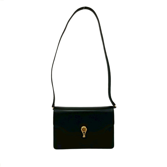 GUCCI Shoulder Bag leather black