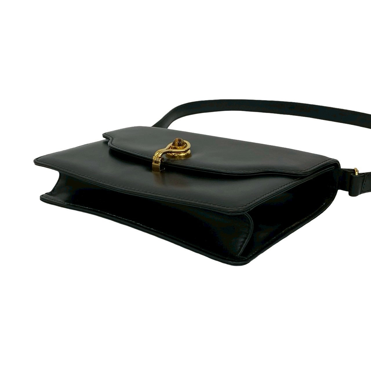 GUCCI Shoulder Bag leather black