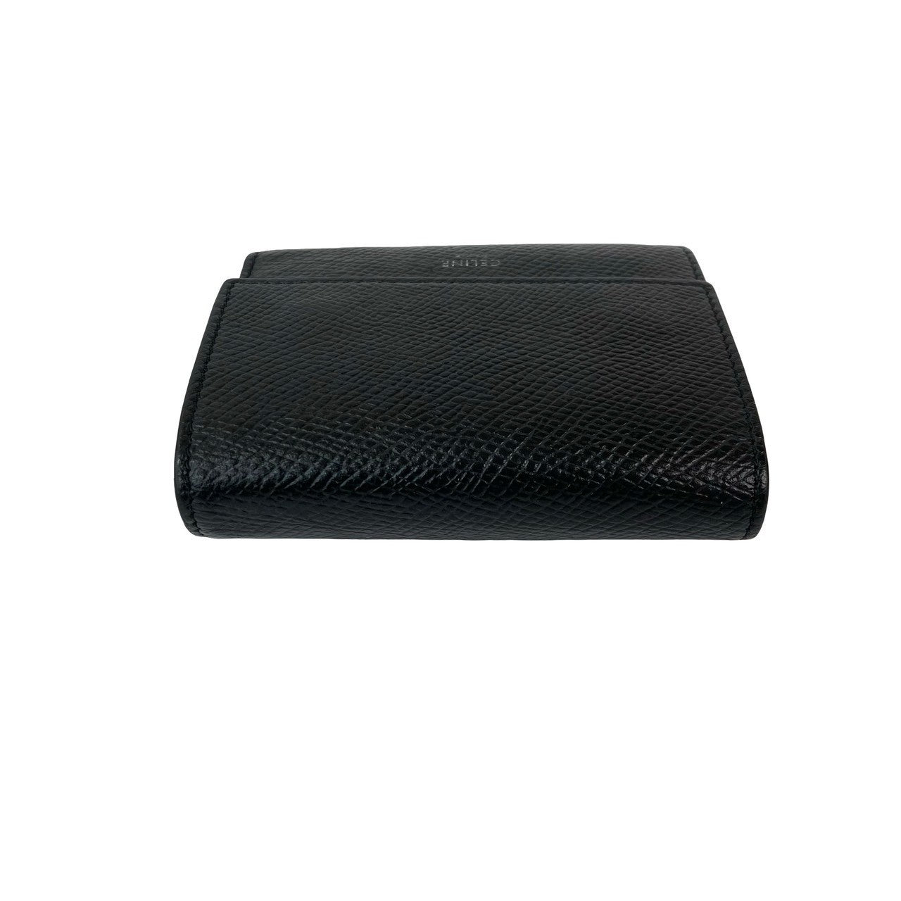 CELINE Tri-fold wallet leather black Small trifold wallet 表記サイズ(EU)