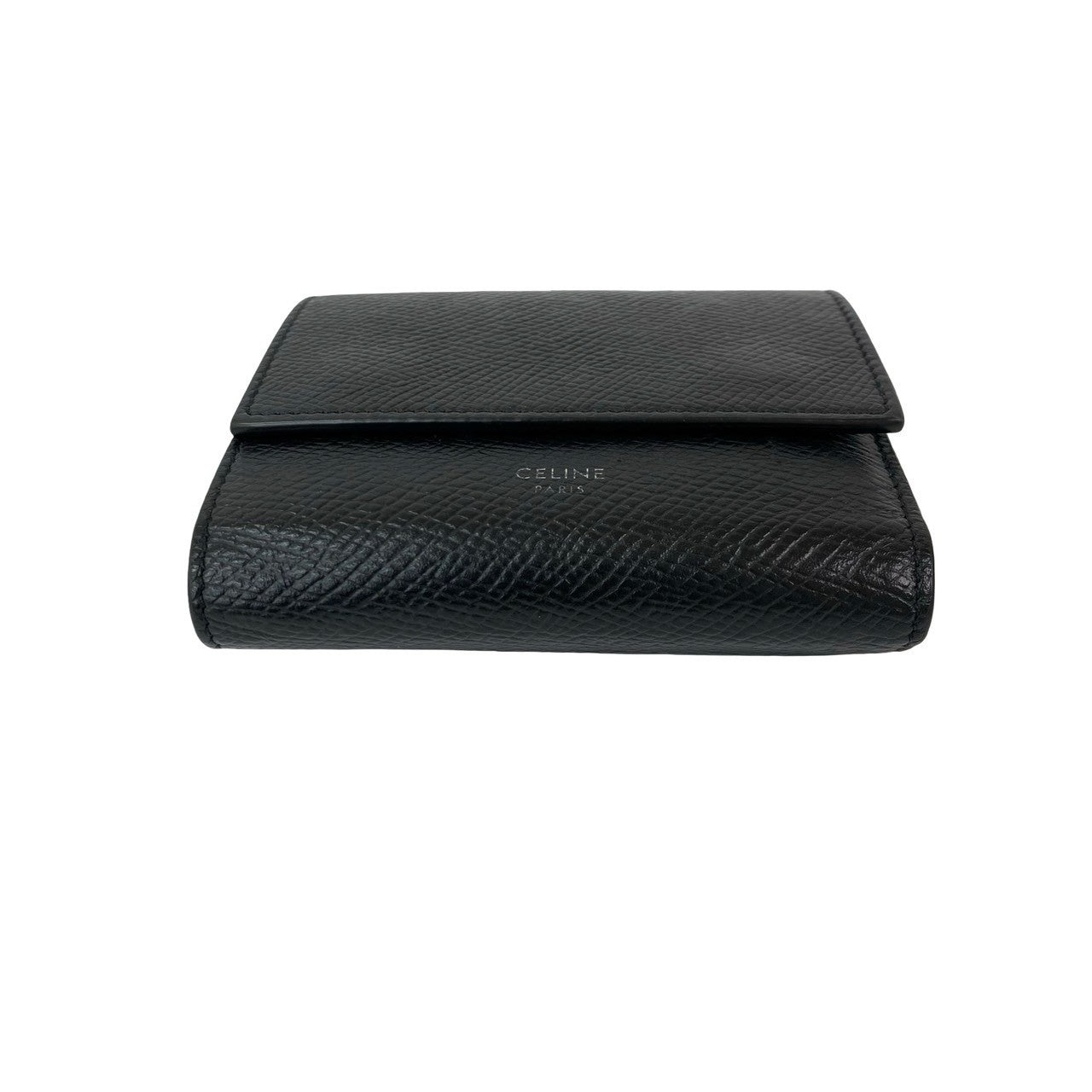 CELINE Tri-fold wallet leather black Small trifold wallet 表記サイズ(EU)