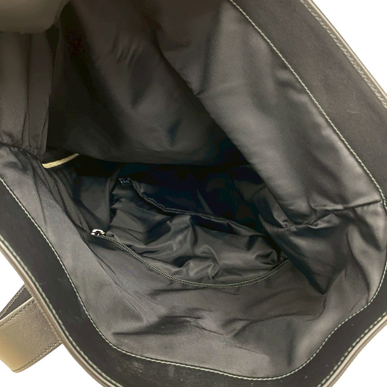 GUCCI Backpack canvas black Sherry line