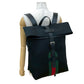 GUCCI Backpack canvas black Sherry line