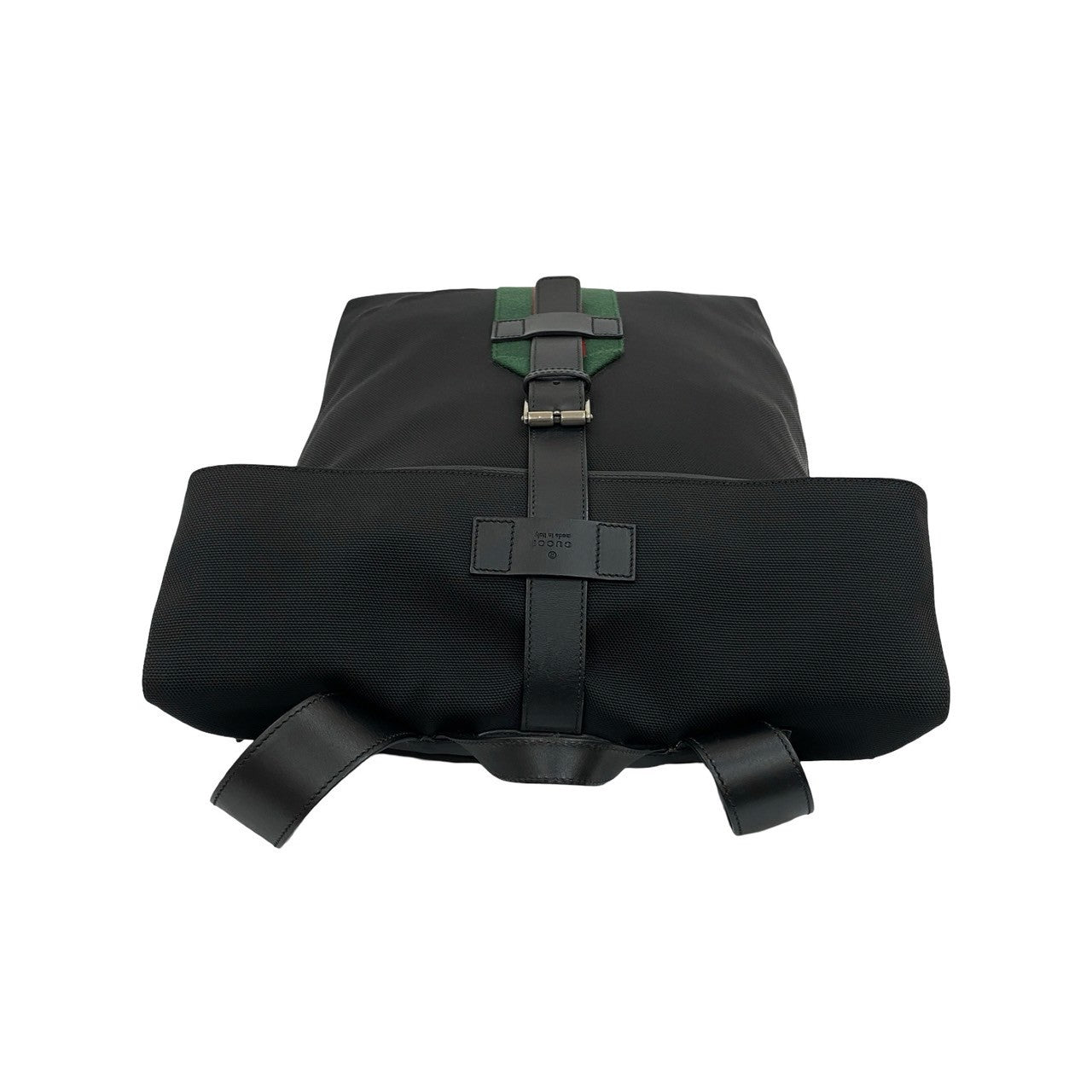 GUCCI Backpack canvas black Sherry line