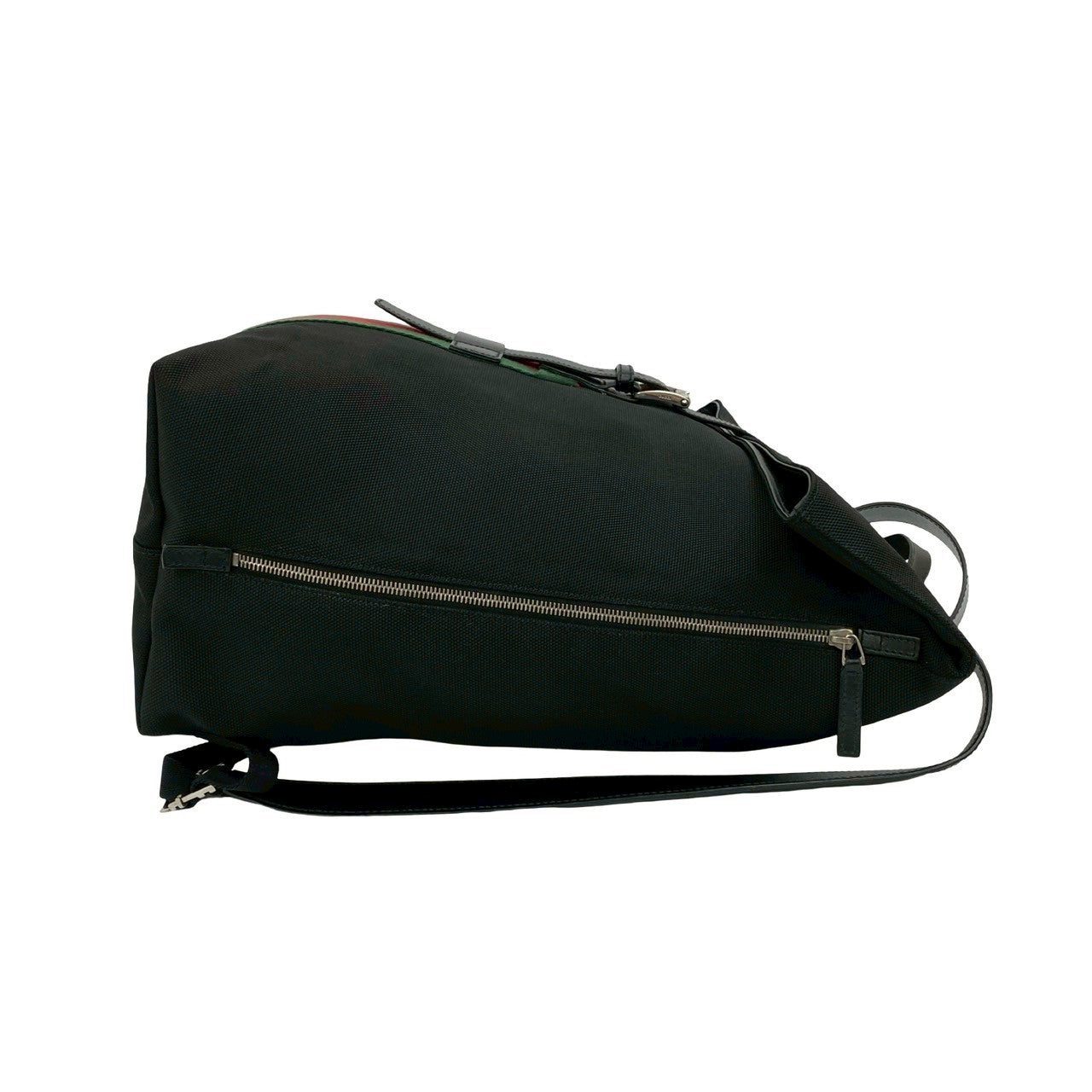 GUCCI Backpack canvas black Sherry line