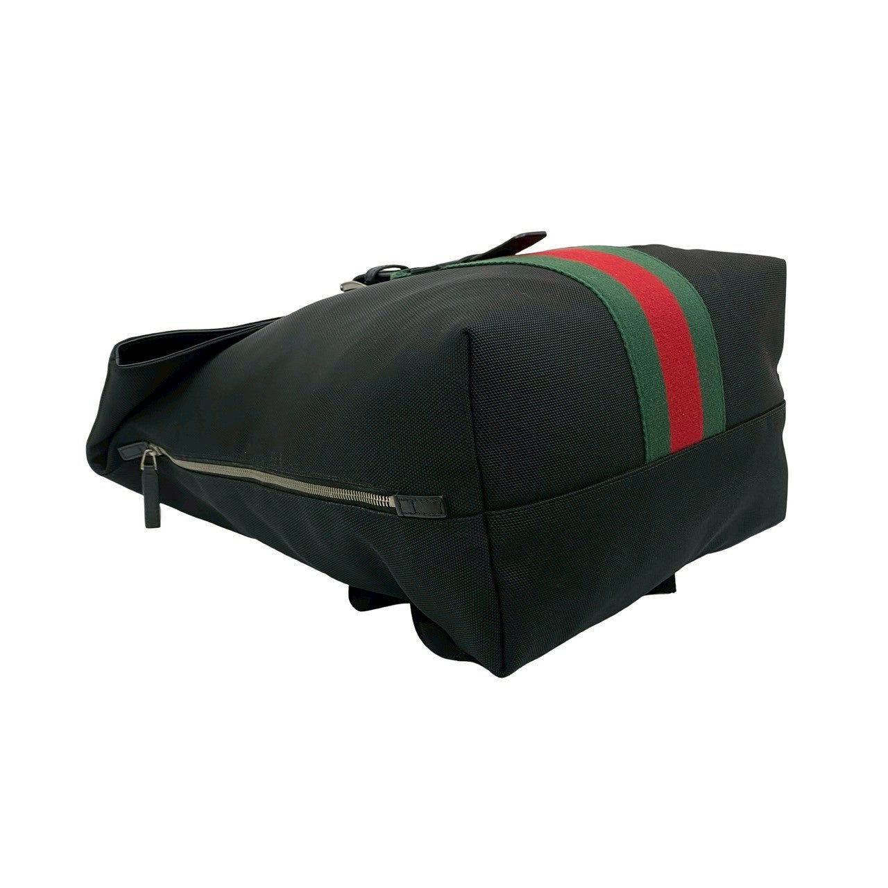 GUCCI Backpack canvas black Sherry line