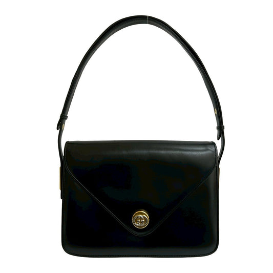 GUCCI Shoulder Bag leather black