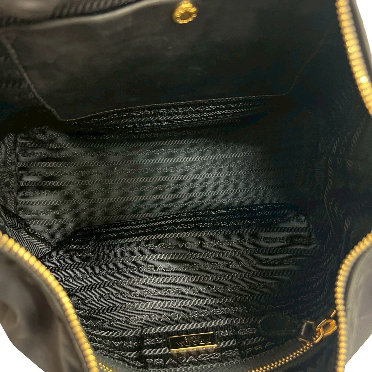 PRADA Shoulder Bag Nylon black