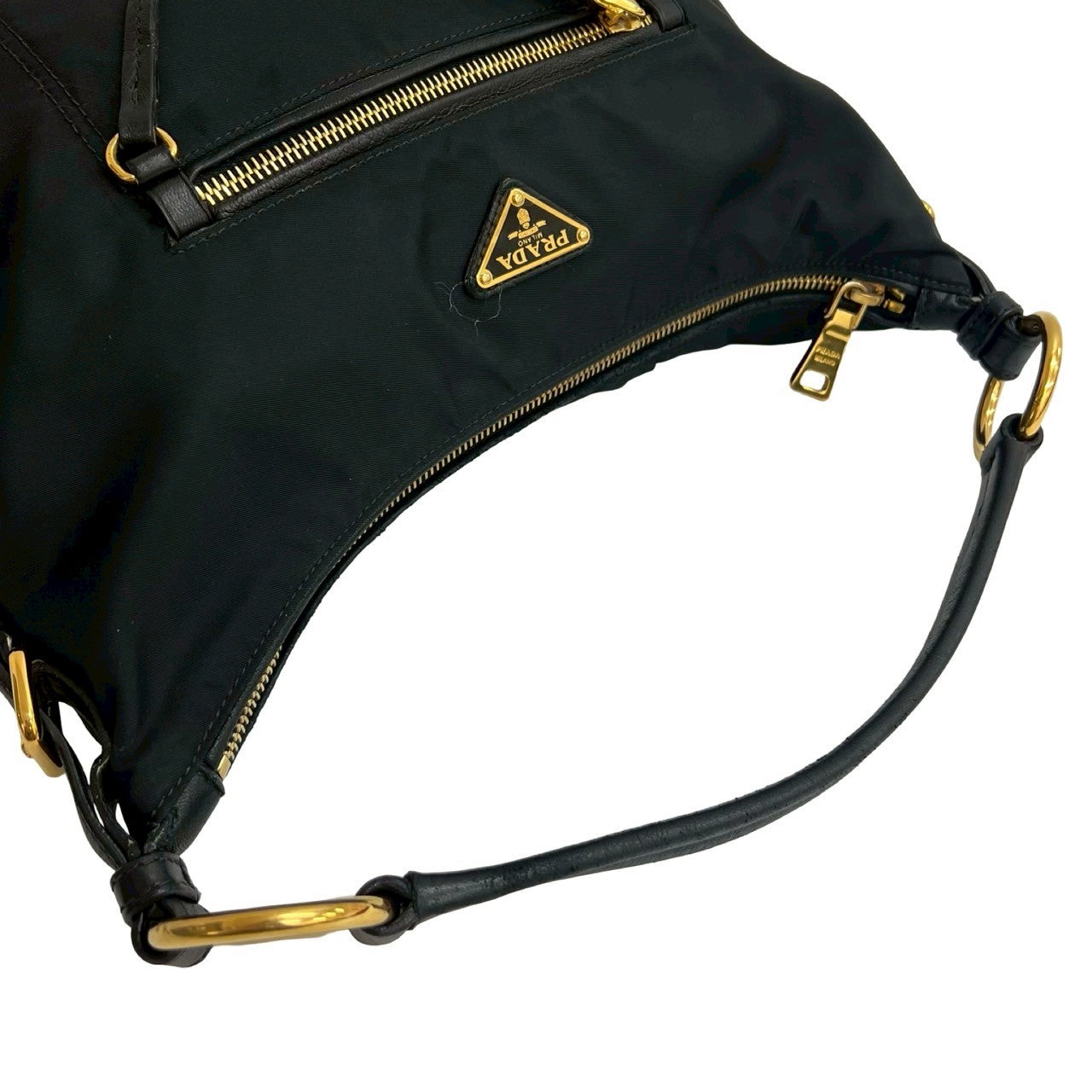 PRADA Shoulder Bag Nylon black