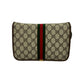 GUCCI Shoulder Bag leather Brown Sherry line
