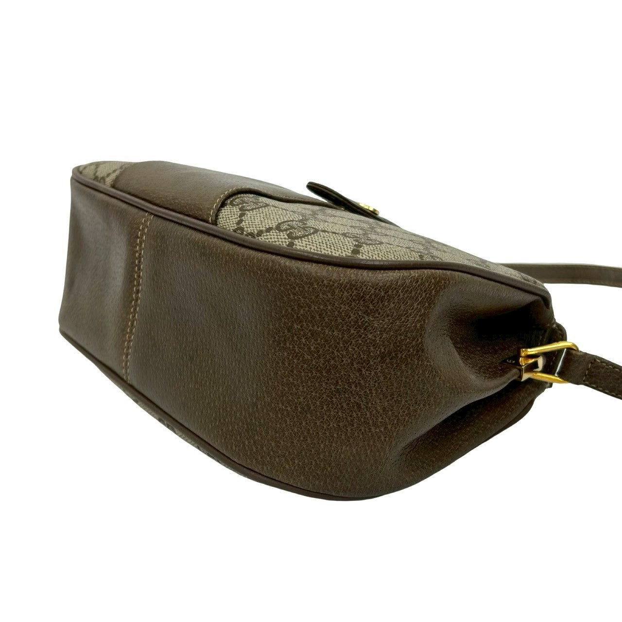 GUCCI Shoulder Bag leather Brown Sherry line