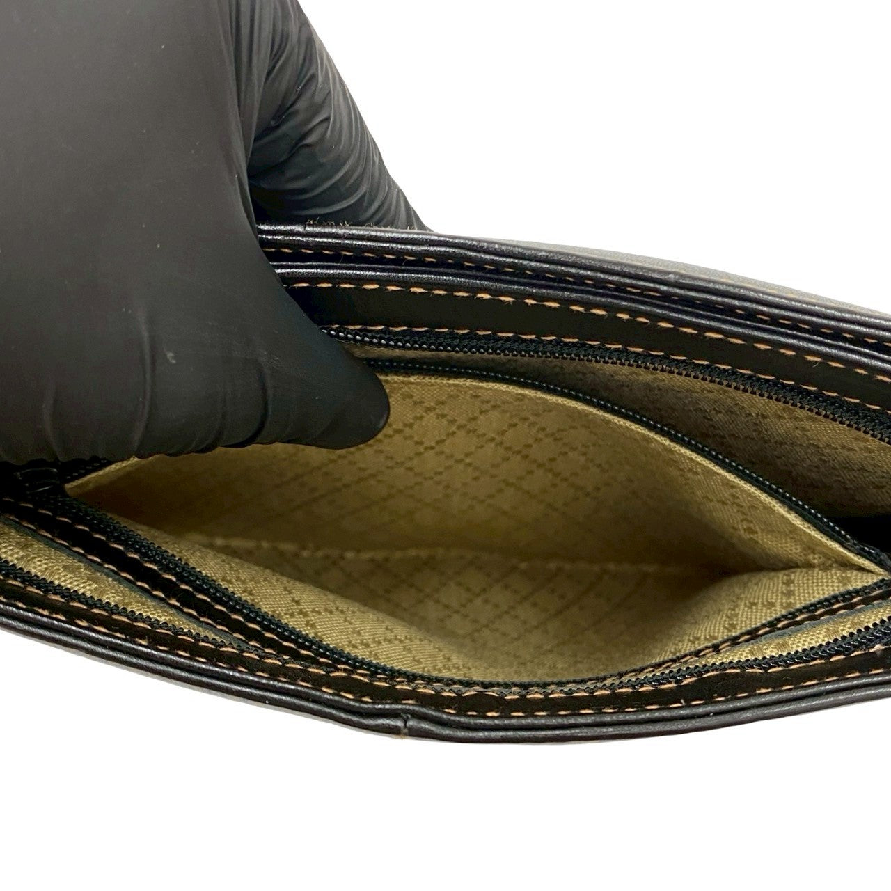 GUCCI Shoulder Bag leather black