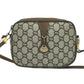 GUCCI Shoulder Bag leather Brown