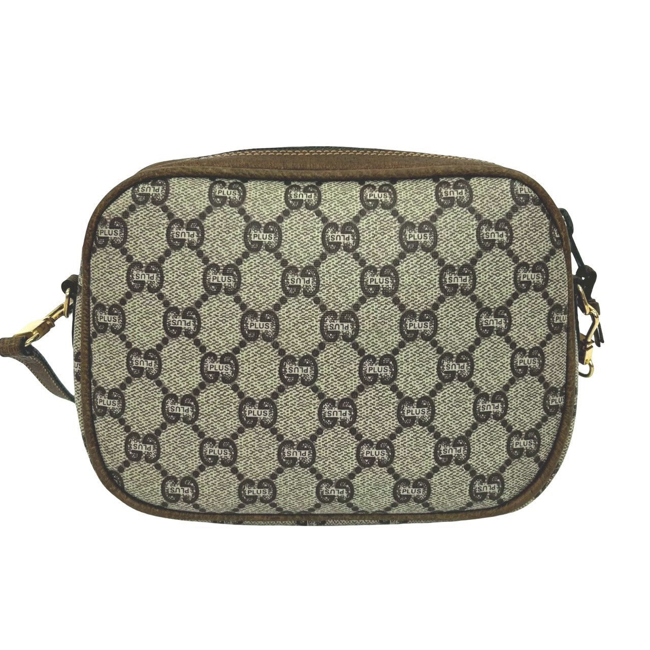 GUCCI Shoulder Bag leather Brown
