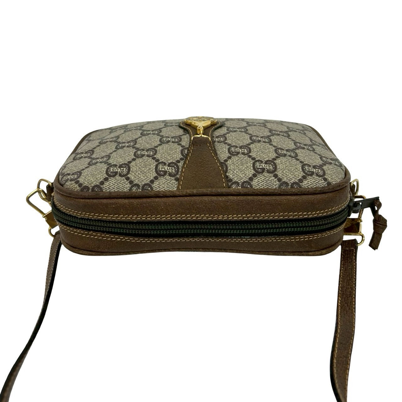 GUCCI Shoulder Bag leather Brown