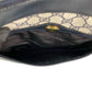 GUCCI Shoulder Bag leather Navy Sherry line