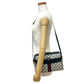 GUCCI Shoulder Bag leather Navy Sherry line