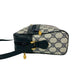 GUCCI Shoulder Bag leather Navy Sherry line